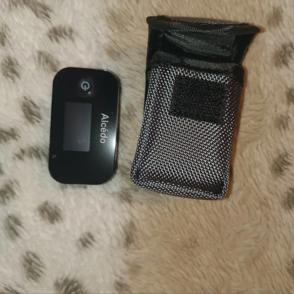 Black Wearable Pulse Oximeter